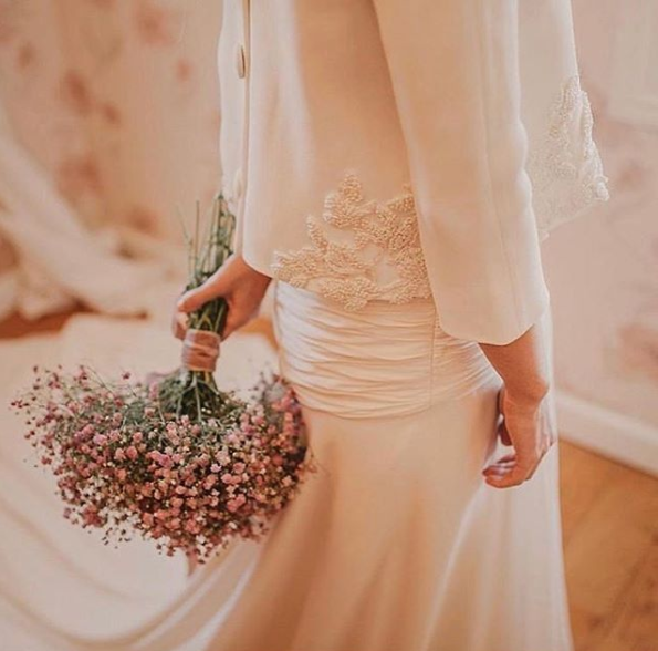 Mejores ramos de novia: Ramo de paniculatas rosas